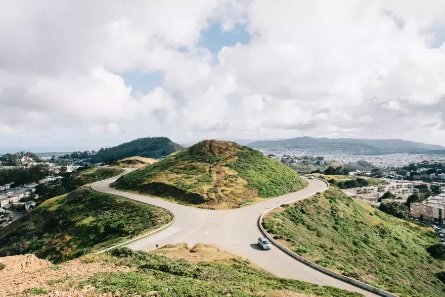 Sommet des Twin Peaks à San Francisco